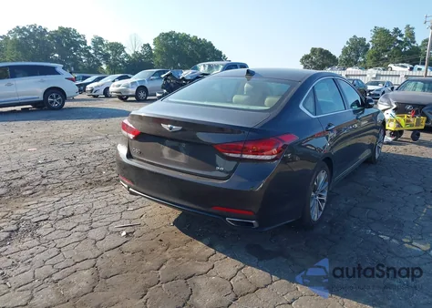 2017 Genesis G80 3.8 z USA, uszkodzony, nr VIN KMHGN4JE0HU176354
